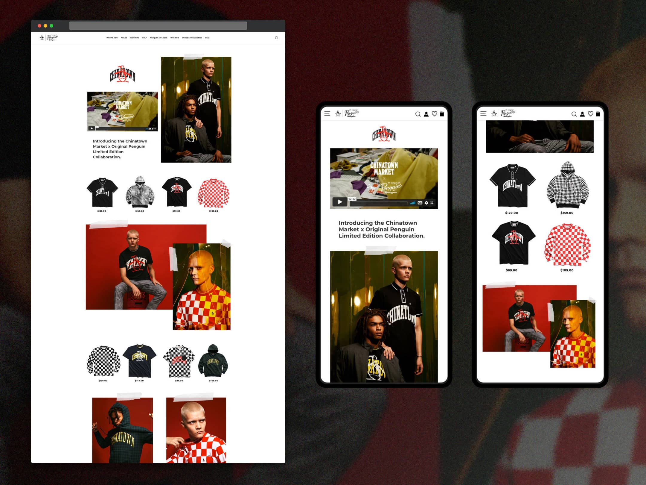 Original Penguin — Chinatown Micro Site
