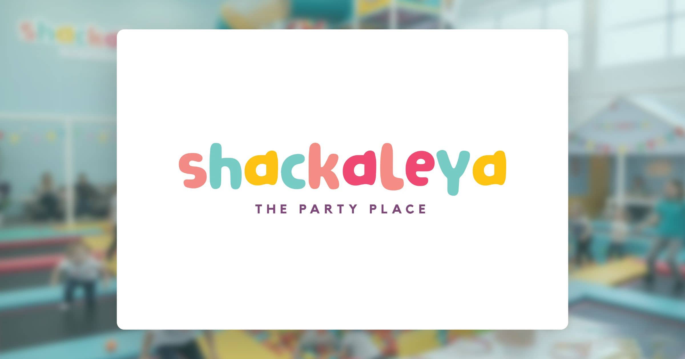 Shackaleya — logo design for a children's indoor playground